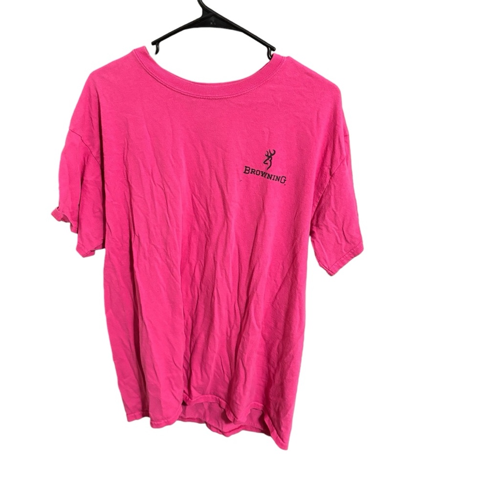 Women’s Pink Browning Tshirt size L